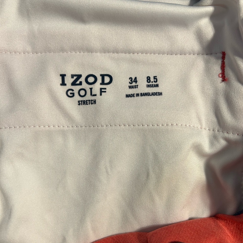 Izod Golf Stretch Trousers in salmon